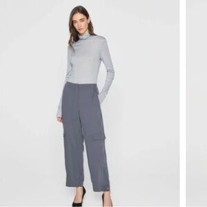 Club Monaco Curved Seam Cargo Pant in Gray